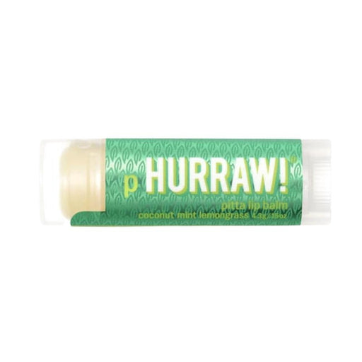 Hurraw Lip Balm Pitta - Coconut Mint Lemongrass - Hello Charlie