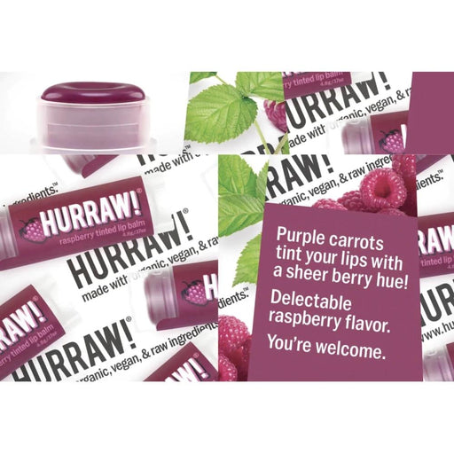 Hurraw Lip Balm Tinted Raspberry - Hello Charlie