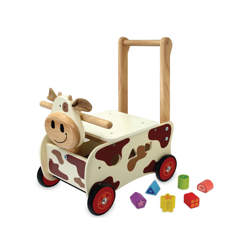 Im Toy Walk and Ride On Cow Sorter--Hello-Charlie