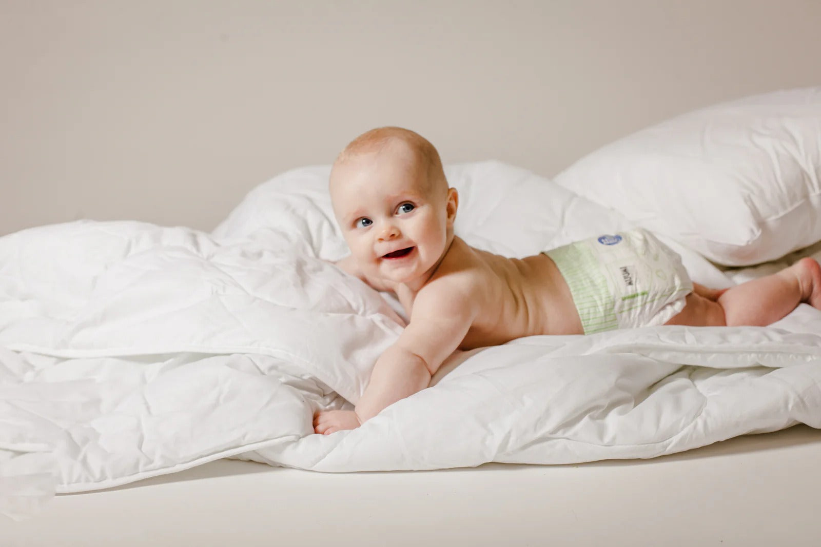 Baby with thoughtfully chosen family essentials