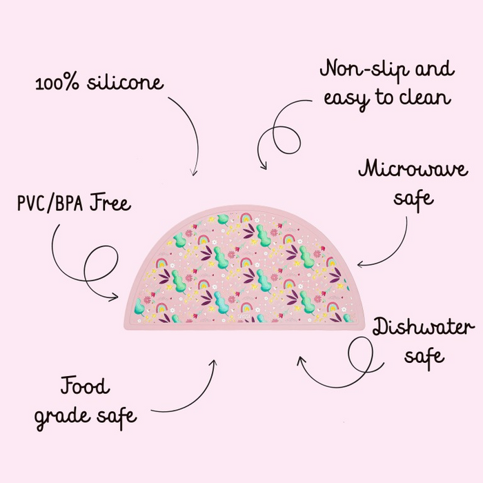 Sassi Silicone Placemat - Sparkly the Unicorn