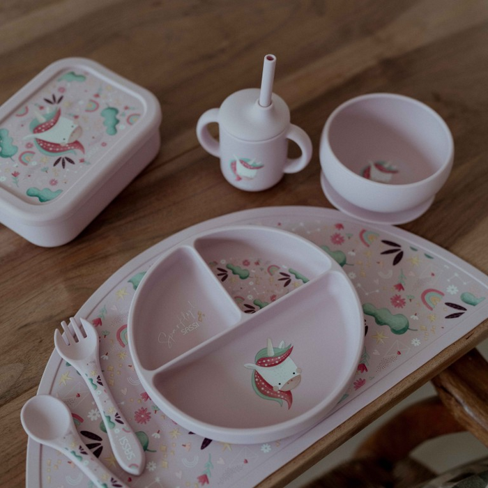 Sassi Silicone Placemat - Sparkly the Unicorn