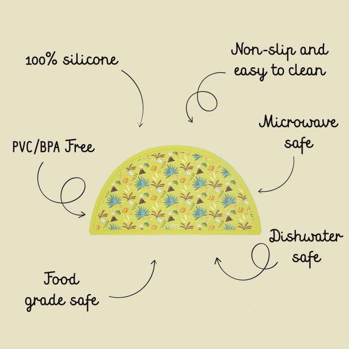 Sassi Silicone Placemat - Cracky the Dinosaur