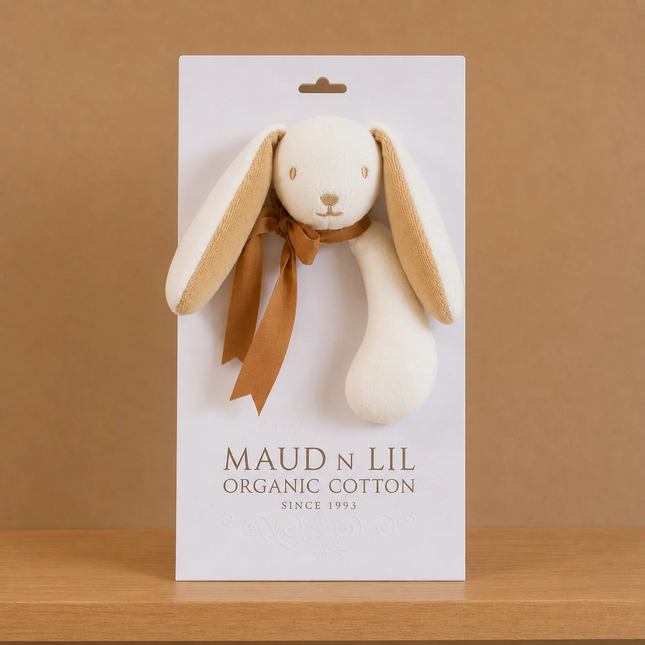 Maud n Lil Classic Organic Cotton Bunny Comforter – Buff