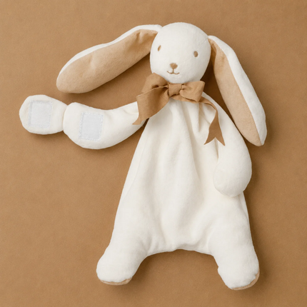 Maud n Lil Classic Organic Cotton Bunny Comforter – Buff