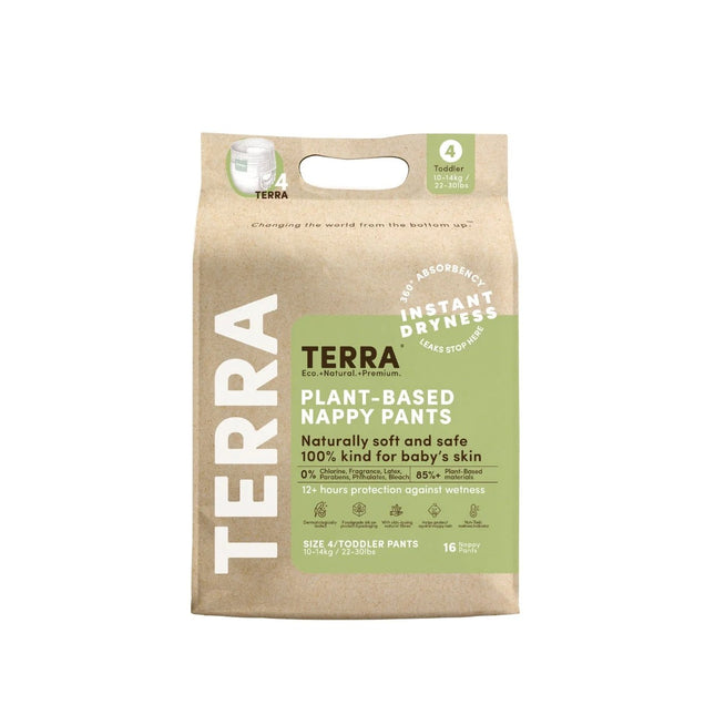 Terra Plant-Based Eco Premium Nappy Pants Size 4