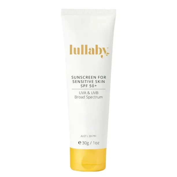 Lullaby SPF50+ Sensitive Skin Sunscreen – Travel Size 30g