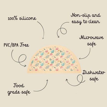 Sassi Silicone Placemat - Gnawy the Sloth