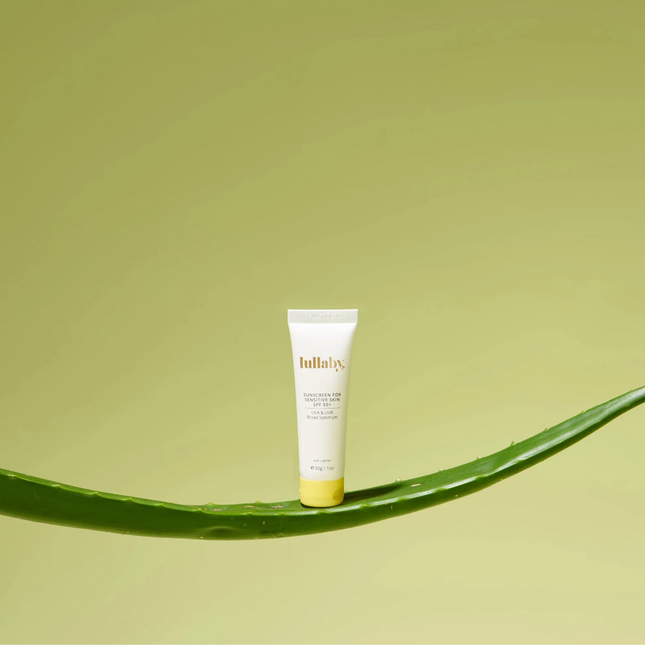 Lullaby SPF50+ Sensitive Skin Sunscreen – Travel Size 30g