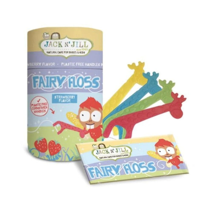 Jack 'N Jill Kid Fairy Floss Picks - Strawberry - Hello Charlie