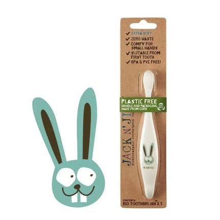 Jack 'N Jill Kids Bio Toothbrush - Bunny-Jack and Jill Kids-Hello Charlie