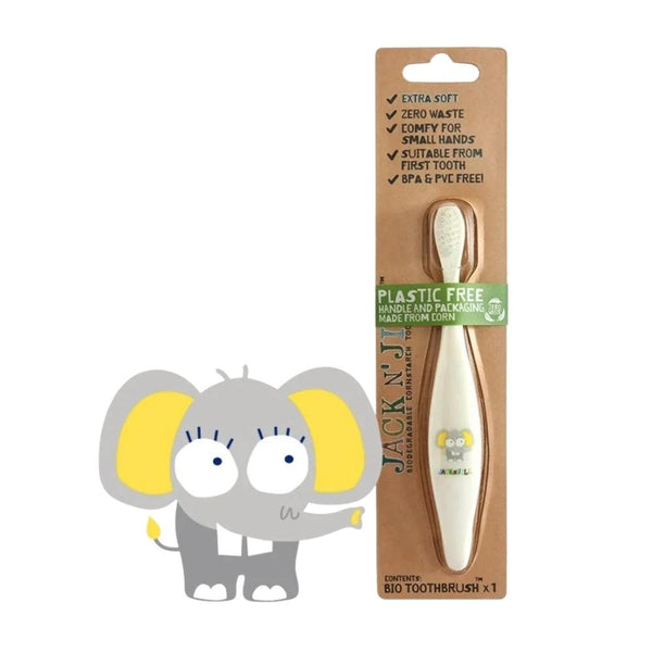 Jack 'N Jill Kids Bio Toothbrush - Elephant--Hello-Charlie