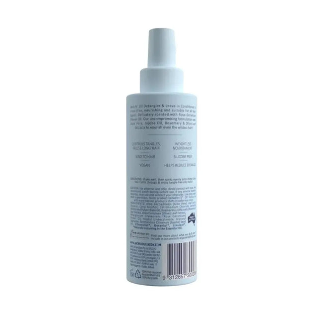 Jack N Jill Kids Detangler & Leave In Conditioner Spray - Rose Geranium-Jack and Jill Kids-Hello Charlie