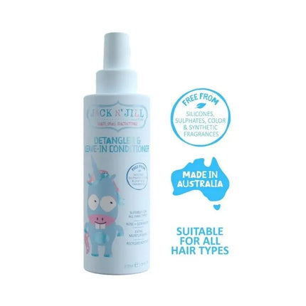Jack N Jill Kids Detangler & Leave In Conditioner Spray - Rose Geranium-Jack and Jill Kids-Hello Charlie