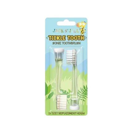Jack 'N Jill Kids Replacement Sonic Toothbrush Heads-Jack and Jill Kids-Hello Charlie