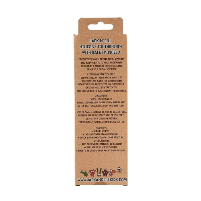 Jack 'N Jill Kids Silicone Baby Toothbrush - Stage 2--Hello-Charlie