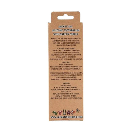 Jack 'N Jill Kids Silicone Baby Toothbrush - Stage 2-Jack and Jill Kids-Hello Charlie