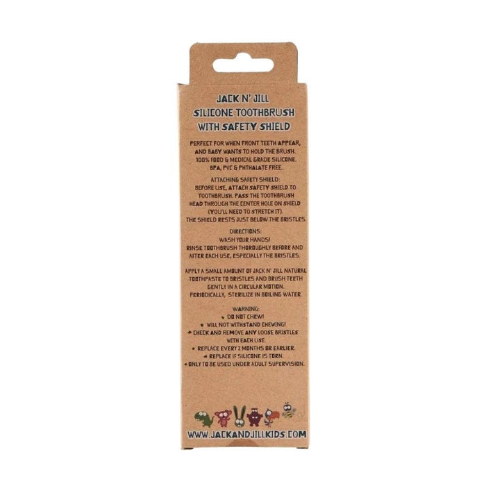 Jack 'N Jill Kids Silicone Baby Toothbrush - Stage 2 - Hello Charlie