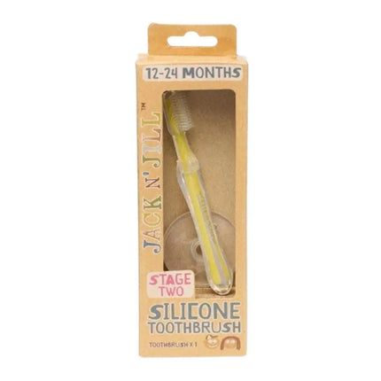 Jack 'N Jill Kids Silicone Baby Toothbrush - Stage 2-Jack and Jill Kids-Hello Charlie