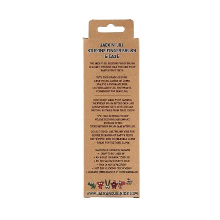 Jack 'N Jill Kids Silicone Finger Toothbrush - Stage 1-Jack and Jill Kids-Hello Charlie
