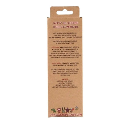 Jack 'N Jill Kids Silicone Tooth & Gum Brush - Stage 3-Jack and Jill Kids-Hello Charlie