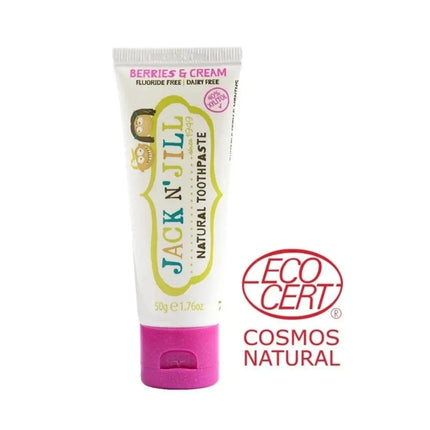 Jack N' Jill Natural Kids Toothpaste - Berries & Cream-Jack and Jill Kids-Hello Charlie
