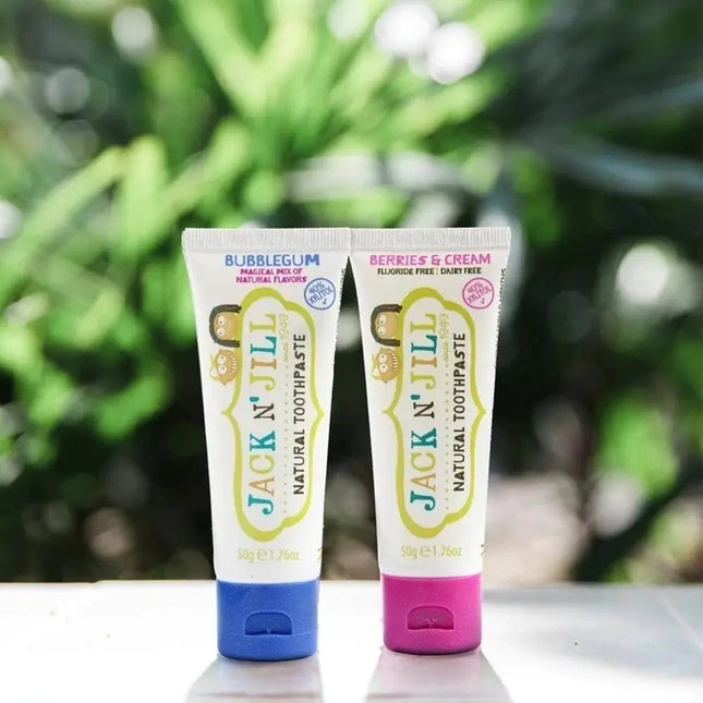 Jack N' Jill Natural Kids Toothpaste - Berries & Cream-Jack and Jill Kids-Hello Charlie