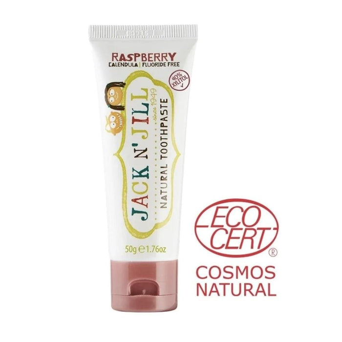 Jack N' Jill Natural Kids Toothpaste - Raspberry - Hello Charlie