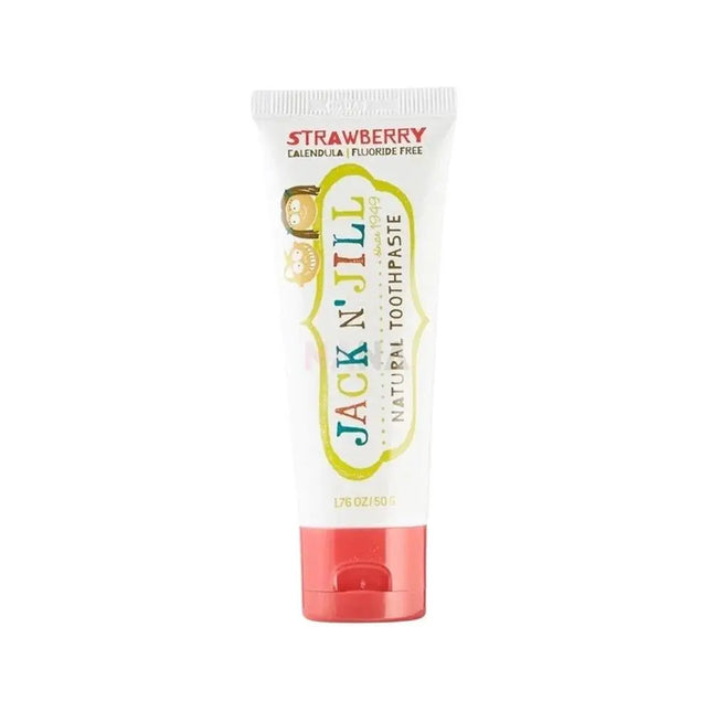 Jack N' Jill Natural Kids Toothpaste - Strawberry-Jack and Jill Kids-50g-Hello Charlie
