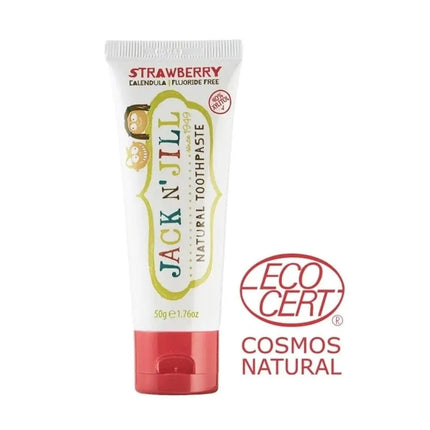 Jack N' Jill Natural Kids Toothpaste - Strawberry-Jack and Jill Kids-50g-Hello Charlie