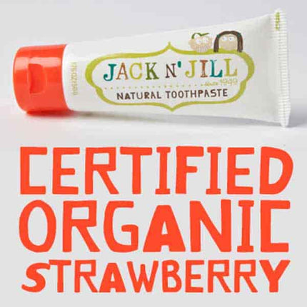 Jack N' Jill Natural Kids Toothpaste - Strawberry-Jack and Jill Kids-50g-Hello Charlie
