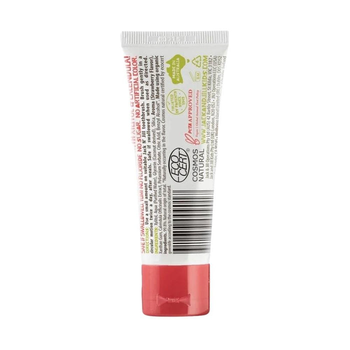 Jack N' Jill Natural Kids Toothpaste - Strawberry - Hello Charlie