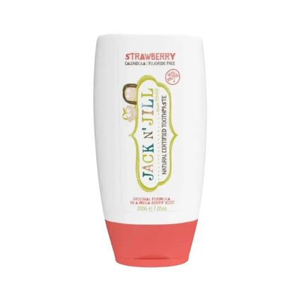 Jack N' Jill Natural Kids Toothpaste - Strawberry-Jack and Jill Kids-200g-Hello Charlie