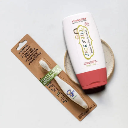 Jack N' Jill Natural Kids Toothpaste - Strawberry-Jack and Jill Kids-50g-Hello Charlie