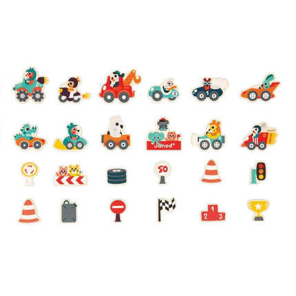 Janod Car Magnets-Janod-Hello Charlie