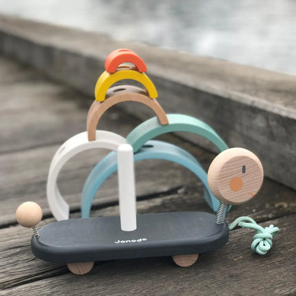 Janod Cocoon Rainbow Turtle-Janod-Hello Charlie