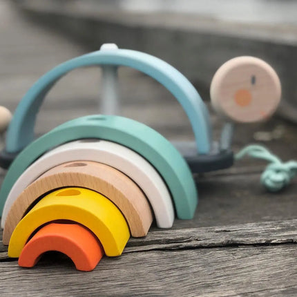Janod Cocoon Rainbow Turtle-Janod-Hello Charlie