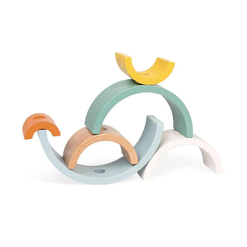 Janod Cocoon Rainbow Turtle-Janod-Hello Charlie