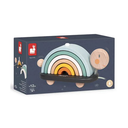 Janod Cocoon Rainbow Turtle-Janod-Hello Charlie
