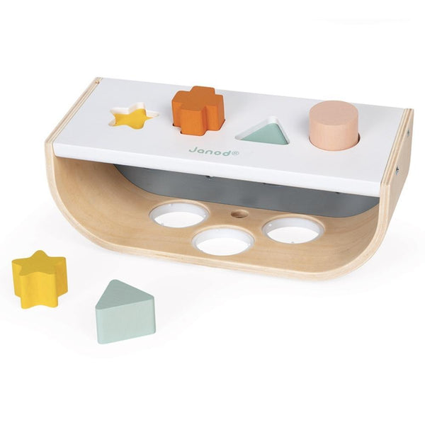 Janod Cocoon Tap Tap Wooden Shape Sorter--Hello-Charlie