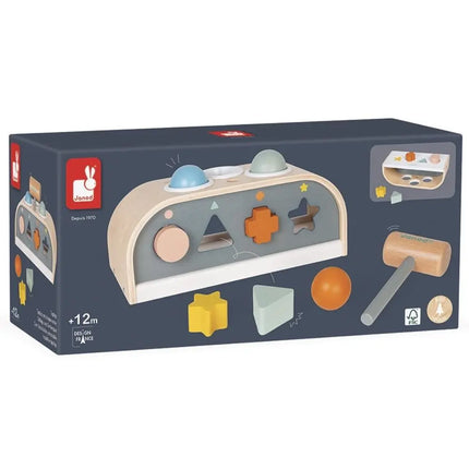 Janod Cocoon Tap Tap Wooden Shape Sorter-Janod-Hello Charlie