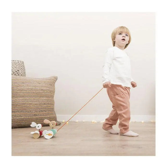 Janod Pull Along Rabbits-Janod-Hello Charlie