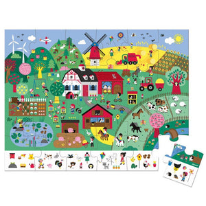 Janod Puzzle - Farm Observation-Hello-Charlie
