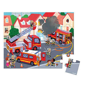 Janod Puzzle - Firemen-Hello-Charlie