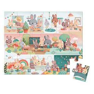 Janod Puzzle - Rabbits Day--Hello-Charlie
