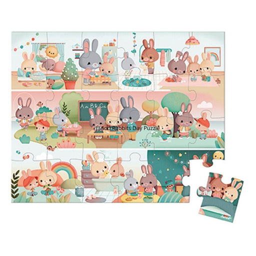 Janod Puzzle - Rabbits Day - Hello Charlie