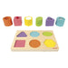 Janod Shapes & Sounds 6 Block Puzzle - Hello Charlie