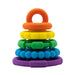 Jellystone Designs Silicone Rainbow Stacker & Teething Toy - Rainbow Bright - Hello Charlie