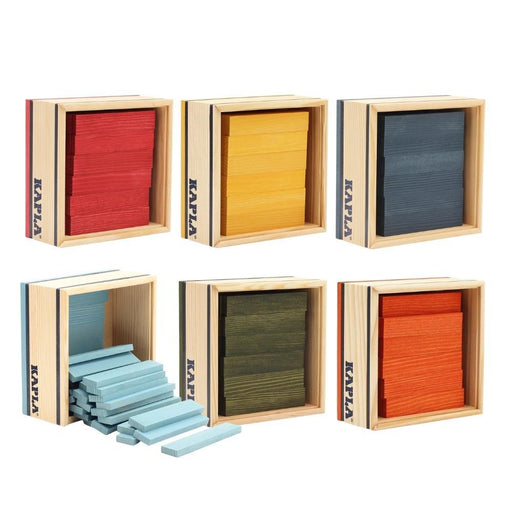 KAPLA 40 Squares Planks - Coloured Building Blocks - Hello Charlie