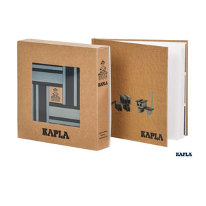 KAPLA Art Book & Colours - Kids Building Blocks Set-Light Blue & Dark Blue-Hello-Charlie